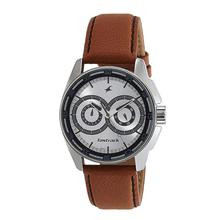 Fastrack Analog Silver Dial Men's Watch-3089SL07