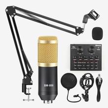 Bm 800 Microphone Studio Recording Kits Bm800 Condenser Microphone For Computer V8 Sound Card Bm-800