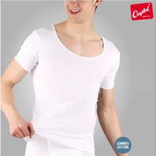 Crystal White Rib Vest RNS For Men - CA-305