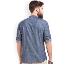 True Blue Men Blue Slim Fit Casual Shirt