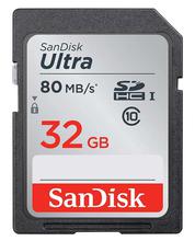 SanDisk 32GB Ultra Class 10 SDHC UHS-I Memory Card 80MBps