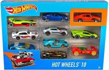 Hot Wheels Multicolored Pack Of 10 Cars - 54886