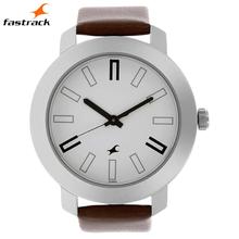 Fastrack  3120Sl01 Leather Strap Analog Watch For Men