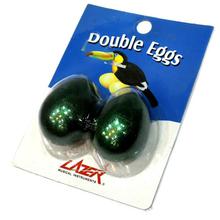 Lazer Double Eggs Shaker - Green