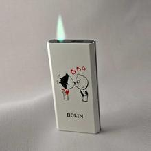 Bolin Cigarette Lighter Gas Refilling Colourful Flame