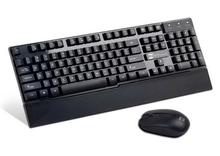 R8 1938 Blue Collar Wireless Keyboard And Mouse Combo