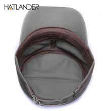 [HATLANDER]New fashion cotton Military hats for men women