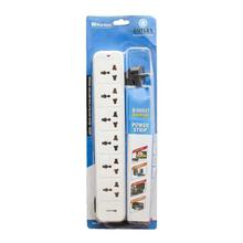 Narken 2500W 6 Point Cord Surge Protector - (White)