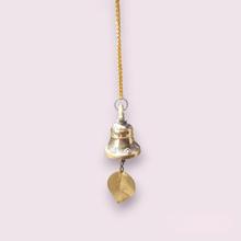 Brass Leaf Wind Bell/Wind Chime 2.5 inch/6.5 cm