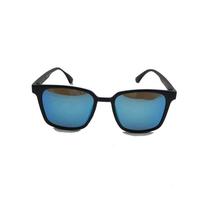 Grey Jack Blue Lenses and Black Framed  Polarized Wayfarer