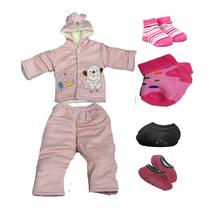 Happy Feet Light Pink Puppy Baby Dress Combo for Boys(B107)