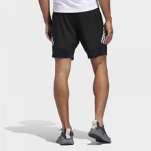 Kapadaa: Adidas Black Training 4Krft Tech Woven 3-Stripes Shorts For Men – DQ2860