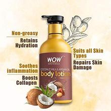 WOW Coconut Milk and Argan Oil Body Lotion, Medium