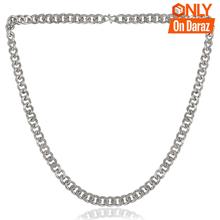 Dapxy Unisex Silver Stainless Steel Chain (JF-12)