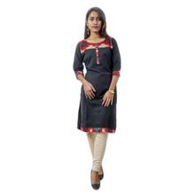 Black Winter Kurti And Legging Set