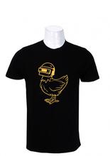 Wosa - PUBG HEN HELMET BLACK Printed T-shirt For Men