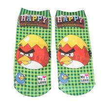 Pack of 4 Angry Bird Printed Socks (3003)