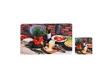 3D Dining Table Placemats And Coasters (6+6)