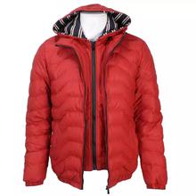 Maroon Double Zip Winter Jacket For Men