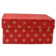 Red Flower Printed Gift Box