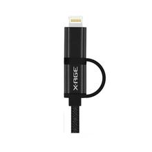 X-AGE ConvE Charge 2-in-1 1m Micro USB To Lightning Converter Cable - (XDC03)
