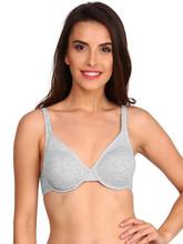 Jockey Light Grey Fashion Essentials Moulded Underwire Bra For Women - 1714