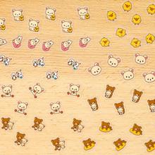 80 Pcs/lot Cute Rilakkuma Mini Paper Stickerbag Diy Diary Planner Decoration Sticker Album Scrapbooking Kawaii Stationery