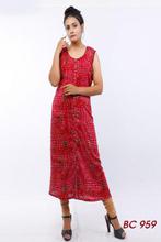 Pink Abstract Printed Sleeveless Kurthi With Leggings