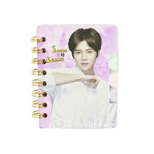 Pink/White Luhan Printed Notebook