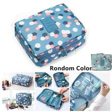 Travel Cosmetic Makeup Toiletry Bag Wash Organizer Storage Pouch Handbag Random Color