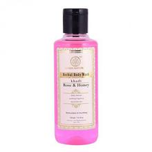 Khadi Naturals Rose and Honey Body Wash- SLS & Paraben Free (210ml)