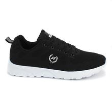 Black Lace-up Running Shoes for Men