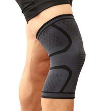 1 Pair Comfortable Breathable Elastic Nylon Sports Knit Knee Pads, Size:XL(Black)