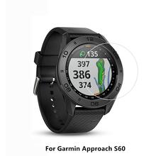 Garmin Approach S60 SCREEN PROTECTOR Full Coverage 9H Hardness Tempered Glass (NOT INCLUDED WATCH)