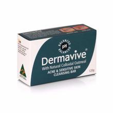 DERMAVIVE Acne and Sensitive Skin Cleansing Bar (Soap), 120gm