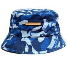 Police Zebra ZH9 Camo Print Bucket Cap For Men- Orange/Blue