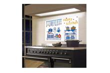 Anti Oil Stove Kitchen Stickers Happy Kitchen Wall Stickers