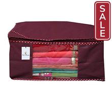 Kuber Industries 6 Piece Non Woven Saree Cover Set, Maroon