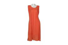 Sleeveless Maxi Dress For Women (Orange)