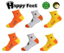 Happy Feet Pack of 6 Pairs of Sports Apple Printed Socks (1033) (MAN1)