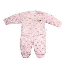 Pink Patterned Bodysuit For Babies