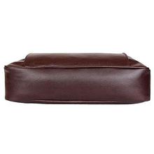 Sassie Leatherette 12 LTR Brown Office Bag, Laptop Briefase,