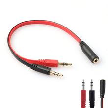 Aux Audio Mic Splitter Cable