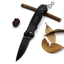 Survival Knife Mini Portable Key Edc Stainless Steel Fold Camping Tactical Folding Pocket Ring Outdoor Tools Hunting  2017