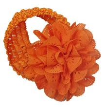 Orange Flower Headband For Girls