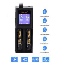 Golisi S2 2.0A Smart Charger For Vape Battery With Lcd Screen