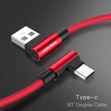 USB Type C Micro USB 90 Degree Fast Charging usb c cable L Type-c 3.1 data Cord Charger usb-c For Samsung S8 S9 Note 8 Xiaomi