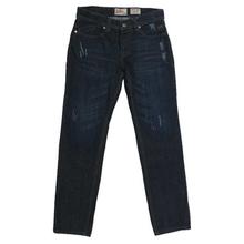 Police Zebra Dark Blue Ripped Jeans For Men - ZJ-012