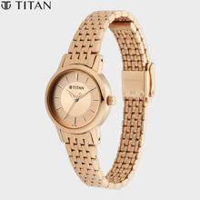 Titan Ladies Karishma 2020-21 Analog Rose Gold Dial Watch For Women -2593WM02