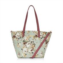 Caprese Emma Tote Large (E) Green Rose Handbags For Women